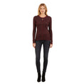 Load image into Gallery viewer, Dolce & Gabbana Burgundy Metallic Striped Knit Cardigan Sweater