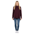 Load image into Gallery viewer, Sonia Rykiel Burgundy Speckled Long Sleeved Cashmere Knit Sweater