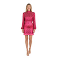 Load image into Gallery viewer, Rixo Hot Pink Lara Sequined Mini Dress