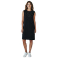 Load image into Gallery viewer, Lanvin Black Sequin and Bead Embellished Sleeveless Crepe Dress