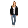 Load image into Gallery viewer, Akris Punto Black Boucle Wool Knit Cardigan Sweater