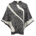 Load image into Gallery viewer, 3.1 Phillip Lim Black / Ivory Cape Style Knit Pullover Sweater