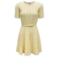 Load image into Gallery viewer, Elisabetta Franchi Lemonade / Ivory Striped Knitted Dress