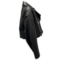 Load image into Gallery viewer, Agolde x Shoreditch Ski Club Black Remi Cropped Leather Biker Jacket
