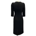 Load image into Gallery viewer, Dolce & Gabbana Black Crepe Midi Cocktail Dress