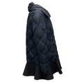 Load image into Gallery viewer, Moncler Navy Vouglans Flounce Hem Down Puffer Coat