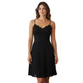 Load image into Gallery viewer, Givenchy Black Pleated Sleeveless Lace Cocktail Dress