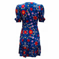 Load image into Gallery viewer, La DoubleJ Blue / Red Floral Coquette Dress