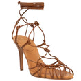 Load image into Gallery viewer, Forte Forte Tan Leather Strappy Sandals