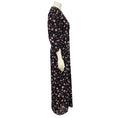 Load image into Gallery viewer, The Kooples Black / Pink Multi Floral Printed Silk Maxi Dress