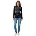 Load image into Gallery viewer, Proenza Schouler Black / Grey / Navy Geometric Knit Sweater