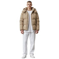 Load image into Gallery viewer, Rudsak Men's Cement Vincent M Matte Down Puffer Jacket with Hood