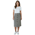 Load image into Gallery viewer, Pardington Collective Black / White Check Jackie Pencil Skirt