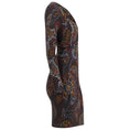 Load image into Gallery viewer, Etro Purple Multi Paisley Printed Crepe Dress