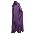 Load image into Gallery viewer, Ralph Lauren Collection Purple Button Front Silk Blouse