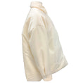 Load image into Gallery viewer, Prada Ivory Logo Plaque Re-Nylon Padded Jacket