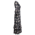 Load image into Gallery viewer, Liberty of London Navy Blue Multi Floral Silk Maxi Dress