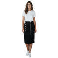 Load image into Gallery viewer, Altuzarra Black Zipper Detail Crepe Skirt
