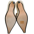 Load image into Gallery viewer, Lanvin Plaster Leather Swing Chain Pumps