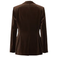 Load image into Gallery viewer, Frame Brown One Button Velvet Blazer
