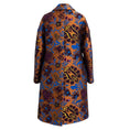 Load image into Gallery viewer, La DoubleJ Brown / Blue Multi Floral Jacquard Selva Boxy Coat