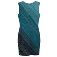 Load image into Gallery viewer, St. John Turquoise / Teal Multi Viscose and Wool Knit Coat and Dress Set