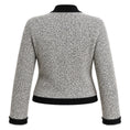Load image into Gallery viewer, L'Agence White / Black Arielle Knit Jacket