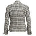 Load image into Gallery viewer, Akris Punto White / Black Fringed Tweed Jacket