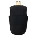 Load image into Gallery viewer, The Row Black 'Grida' Grid Pattern Sleeveless Scuba Jersey Cropped Top