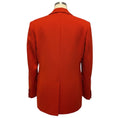Load image into Gallery viewer, Dries Van Noten Rust One Button Wool Tweed Blazer Jacket