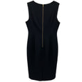 Load image into Gallery viewer, Basler Soft White / Black Sleeveless Colorblock Midi Dress