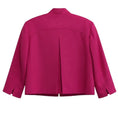 Load image into Gallery viewer, Akris Punto Fuchsia Pink Zip Front Wool and Angora Jacket
