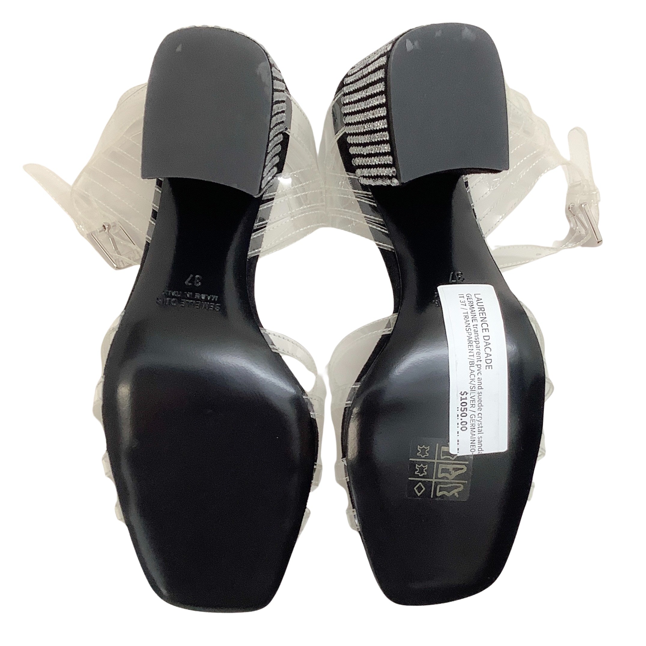 Laurence Dacade PVC and Suede Germanie Sandals
