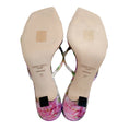 Load image into Gallery viewer, Jimmy Choo Multi Silk Maelie 70 Mule Sandals