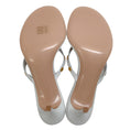 Load image into Gallery viewer, Gianvito Rossi White Leather Thong Sandal with Gold Studs
