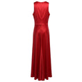 Load image into Gallery viewer, Alejandra Alonso Rojas Red Ruched Sleeveless Silk Cocktail Dress