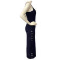 Load image into Gallery viewer, Dion Lee Navy Blue Mirror Braid Strap Midi Dress