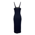 Load image into Gallery viewer, Dion Lee Navy Blue Mirror Braid Strap Midi Dress