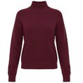 Load image into Gallery viewer, The Elder Statesman Burgundy Mock Neck Cashmere Knit Pullover Sweater