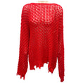 Load image into Gallery viewer, Andersson Bell Red Damaged Boatneck Sweater