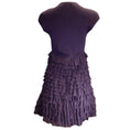 Load image into Gallery viewer, Alexander McQueen Purple Ruffled Viscose Knit Dress
