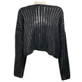 Load image into Gallery viewer, Michael Kors Collection Charcoal Grey Sequined Cashmere Sweater