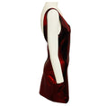 Load image into Gallery viewer, Alexandre Vauthier Daring Red Metallic Scoop Neck Mini Cocktail Dress