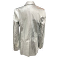 Load image into Gallery viewer, A.L.C. Silver Metallic Dakota Vegan Leather Jacket