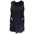 Load image into Gallery viewer, Rick Owens Black Skorpio Draped Open-Back Crepe Tank