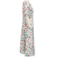 Load image into Gallery viewer, Marni White / Aqua Cotton Painterly Floral Dress