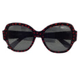 Load image into Gallery viewer, Saint Laurent Black / Red Heart Pattern Plastic Frame Sunglasses