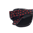 Load image into Gallery viewer, Saint Laurent Black / Red Heart Pattern Plastic Frame Sunglasses