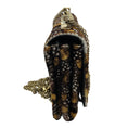 Load image into Gallery viewer, Valentino Brown / White / Tan Multi Rockstud Calf Hair Shoulder Bag with Gold Hardware