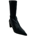 Load image into Gallery viewer, Jil Sander Black Stretch Leather Pointed Toe Ankle Boots